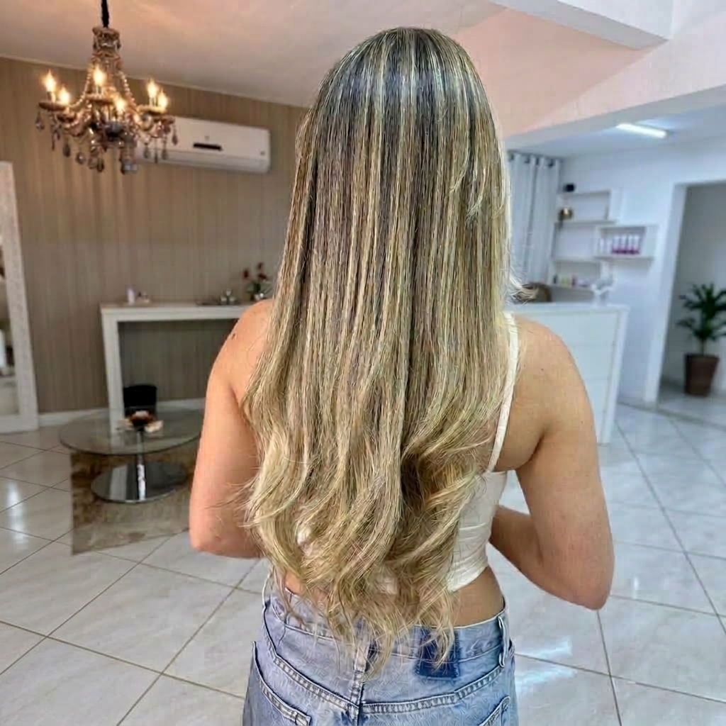 Resultado Real de Mechas e Iluminados no Tu Espacio